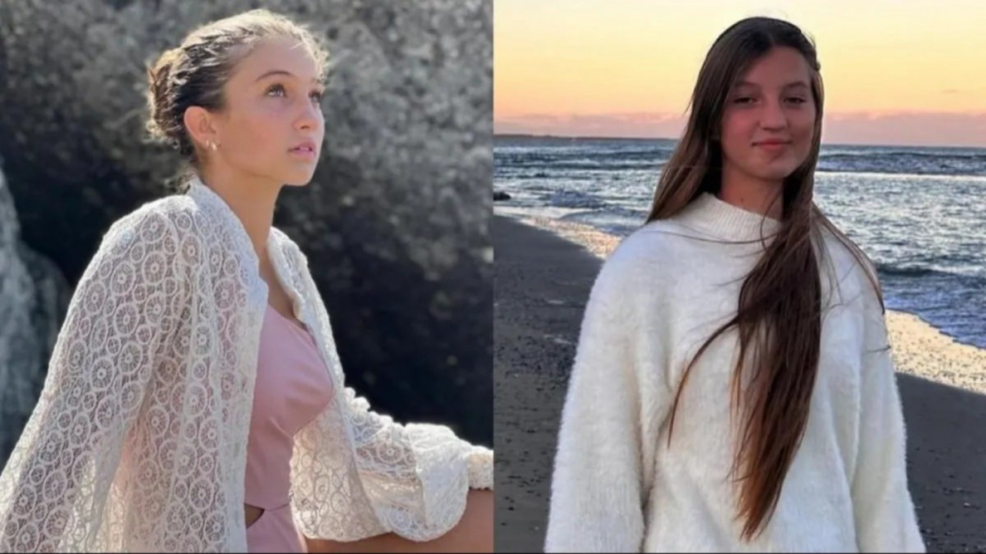 Se conoció la fuerte diferencia que hay entre las hermanas Allegra e Indiana Cubero